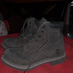 Black Timberland Waterproof Boots
